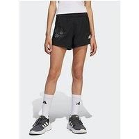 Adidas Junior Girls Train Essentials Shorts - Black