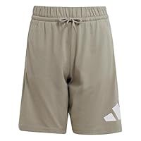 adidas Unisex Kids Essentials Big Logo Shorts, Putty Beige/White, 9-10 Years