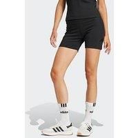 Adidas Sportswear Women'S All Szn Rib High-Waist Bike Shorts - Black