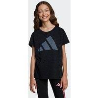 Adidas Sportswear Junior Girls Essentials T-Shirt - Black