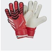 Adidas Junior Predator Training Finger Save Goal Keeping Glove - Red