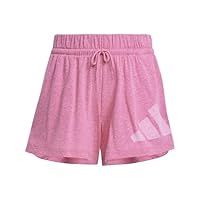 adidas Girl/'s Essentials Shorts, Pink Fusion/White, 13-14 Years