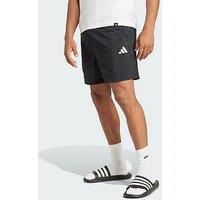 adidas Essentials Small Logo Chelsea Shorts, Recycled Polyester, Black
