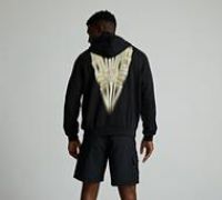 adidas Originals Skeleton Overhead Hoodie - Black - Size 2XL