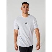Adidas Sportswear Men'S Essentials Small Logo T-Shirt - Grey