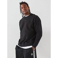 Adidas Originals Mens Premium Essentials Crew Sweat - Black