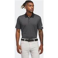Adidas Mens Golf Beyond Textured Polo Shirt - Black