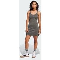 Adidas Originals Ribbed Mini Dress - Black