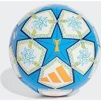 adidas UWCL League 24/25 Knockout Stages Ball for Unisex Adults WHITE/ORANGE/NGTSKY/PANTON 37 EU