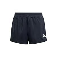 adidas Girl/'s Train Essentials 3-Stripes Shorts, Black/White, 5-6 Years