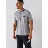 Adidas Sportswear Men'S Essentials Small Logo PiquÉ Polo Shirt - Grey