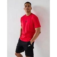 Adidas Sportswear Men'S Essentials Small Logo Jersey T-Shirt - Red