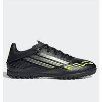 adidas Unisex F50 Club Turf Football Boots, core Black/Iron met./Lucid Lemon, 10 UK