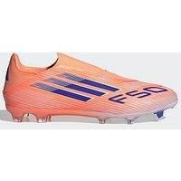 Adidas Mens F50 League Laceless Firm Ground Football Boot - Orange