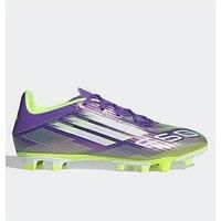 adidas Unisex F50 Club Firm Multi Ground Football Boots, Purple Rush/Cloud White/Lucid Lemon, 9 UK