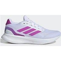 Adidas Womens Running Runfalcon 5 Trainers - White/Purple