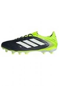 adidas Unisex COPA Pure III League Firm Multi Ground Football Boots, Core Black/Cloud White/Lucid Lemon, 7 UK
