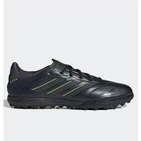 adidas Unisex COPA Pure III League Turf Football Boots, Core Black/DGH Solid Grey/Lucid Lemon, 12 UK
