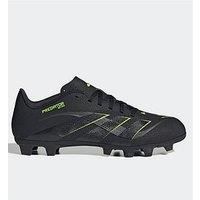 adidas Unisex Predator Club Firm Multi Ground Football Boots, Core Black/Carbon/Lucid Lemon, 12 UK