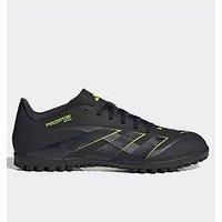 adidas Unisex Predator Club Turf Football Boots, core Black/Carbon/Lucid Lemon, 8 UK