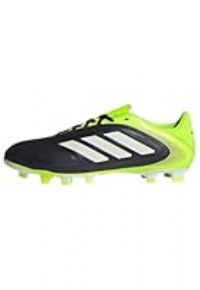 adidas Unisex COPA Pure III Club Firm Multi Ground Football Boots, Core Black/Cloud White/Lucid Lemon, 11 UK