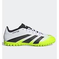 adidas Unisex Predator Club Turf Football Boots, FTWR White/core Black/Lucid Lemon, 9 UK