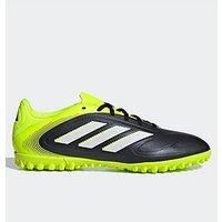 adidas Unisex COPA Pure III Club Turf Football Boots Shoes, core Black/FTWR White/Lucid Lemon, 11 UK