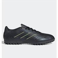 adidas Unisex COPA Pure III Club Turf Football Boots Shoes, core Black/DGH Solid Grey/Lucid Lemon, 10 UK