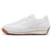 Puma Unisex Easy Rider Leather Trainers - White