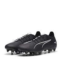 PUMA Men/'s Ultra 5 Match MxSG Sneaker, Black White, 6 UK