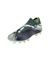 PUMA Women/'s Future 7 Match FG/AG WN/'s Soccer Shoe, Gray Skies White-Fizzy Apple, 8 UK