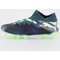 PUMA Women/'s Future 7 Match FG/AG WN/'s Soccer Shoe, Gray Skies White-Fizzy Apple, 9 UK