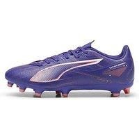PUMA Women/'s Ultra 5 Play FG/AG WN/'s Soccer Shoe, Lapis Lazuli White-Sunset Glow, 8.5 UK