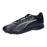 PUMA Unisex Ultra 5 Play TT Soccer Shoe, Black White, 9 UK