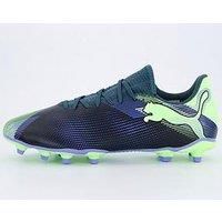 Puma Future 7 Play FG/AG Blue Green Men Unisex Firm Ground Soccer 107939-03