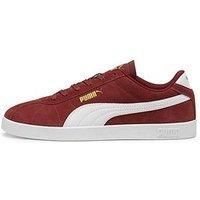 Puma Unisex Club II Sneaker, Intense RED White Gold, 9 UK