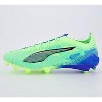 PUMA Mens Cloud Ultra Ultimate Firm Ground Football Boots Green/White/Blue 7.5 (41)