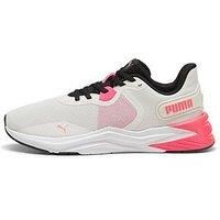 PUMA Unisex Disperse XT 3 Cross Trainer, Vapor Gray Black-Sunset Glow, 4 UK