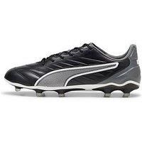 PUMA Unisex King PRO FG/AG Soccer Shoe, Black White-Cool Dark Gray, 7 UK