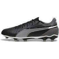 PUMA Unisex King Match FG/AG Soccer Shoe, Black White-Cool Dark Gray, 9 UK