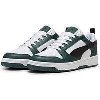 Puma Men'S Rebound V6 Low Trainers - White/Black