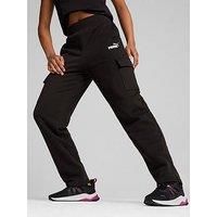 PUMA Womens Cargo Pants Fl Black XS