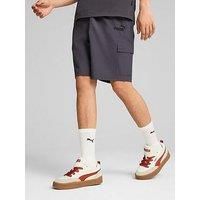Puma Men'S Essentials Woven 9" Cargo Shorts - Grey