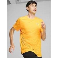 Puma Mens Running Favorite Velocity T-Shirt - Orange