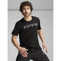 Puma Mens Training Energy Cloudspun Graphic Tee - Black