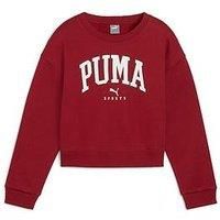 PUMA Kids Squad Crew Fl G Sweatshirt Unisex Intensered 7/8