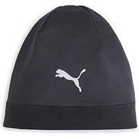 Puma Running Beanie Black Reflective Run Hat Mens Womens