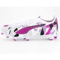 PUMA Ultra 5 Match FG/AG Forever White Unisex, White, 6 UK