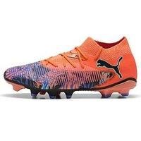 PUMA Mens Future 8 Match Firm Ground Football Boots Orange/Black 7 UK