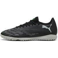 PUMA Unisex Future 8 Play TT Soccer Shoe, Black Silver-Fluo Green, 6 UK
